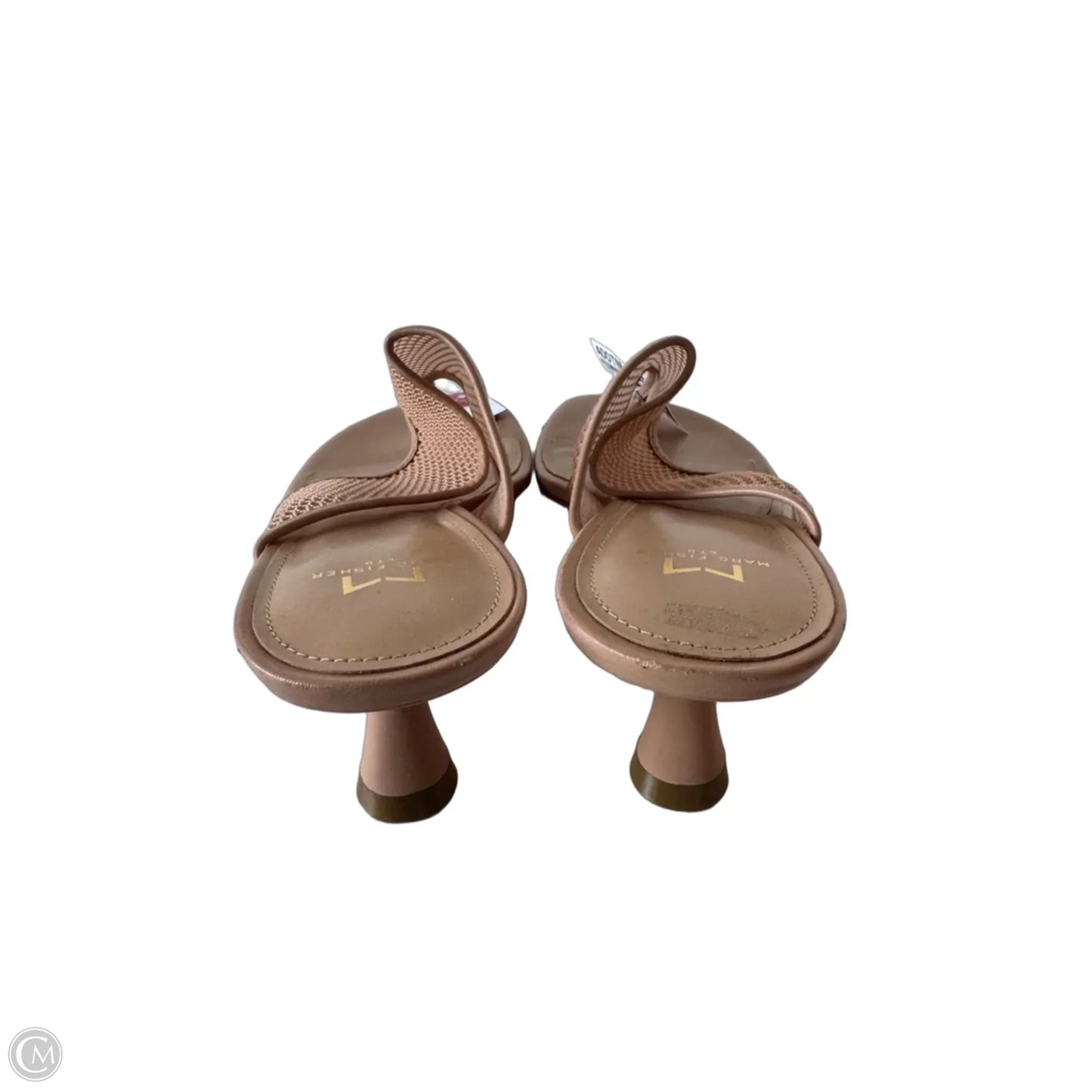 Sandals Heels Kitten By Marc Fisher In Tan, Size: 9