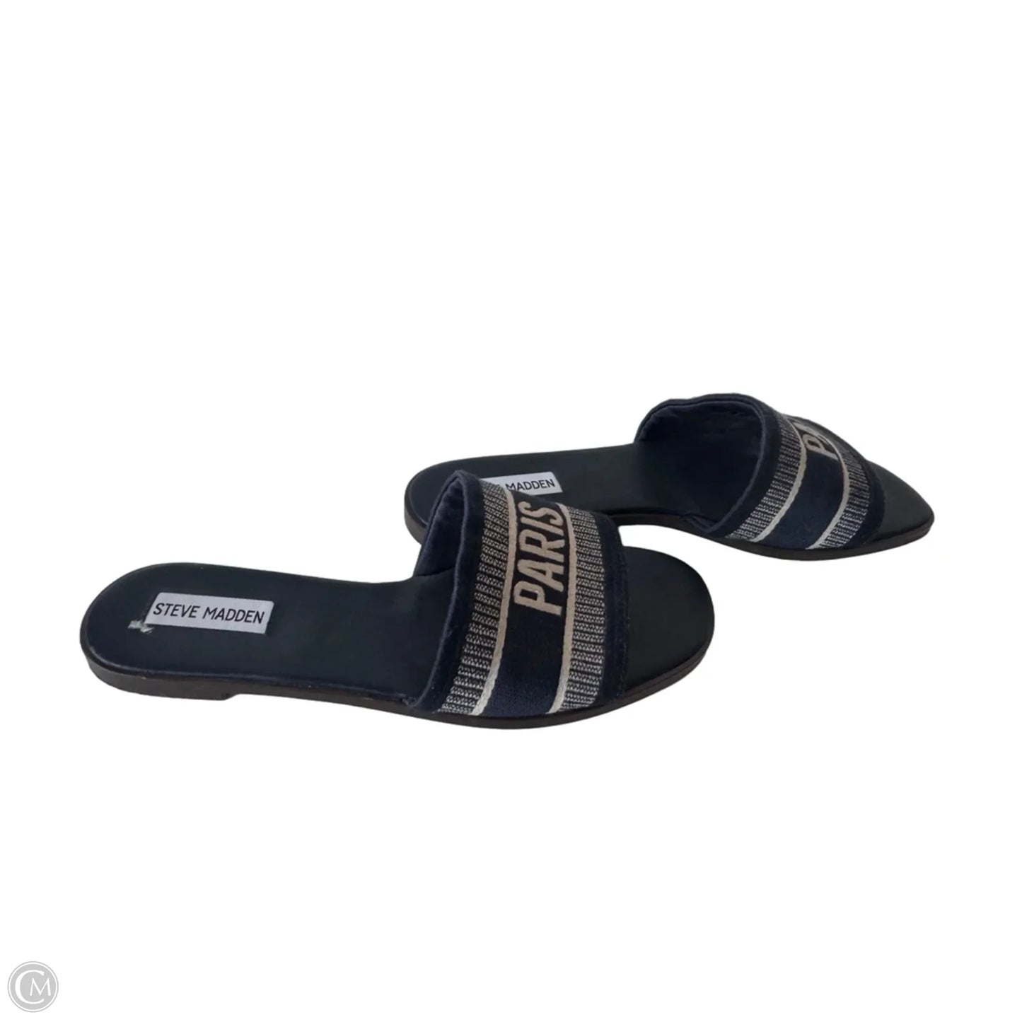 Sandals Flats By Steve Madden In Blue, Size: 8.5