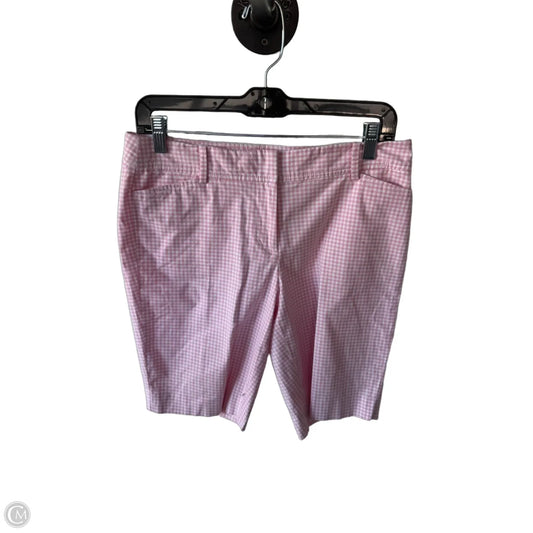 Shorts By Talbots In Pink & White, Size: 4p