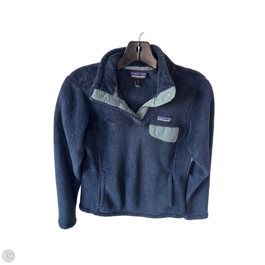 Jacket Fleece By Patagonia In Blue, Size: Xs
