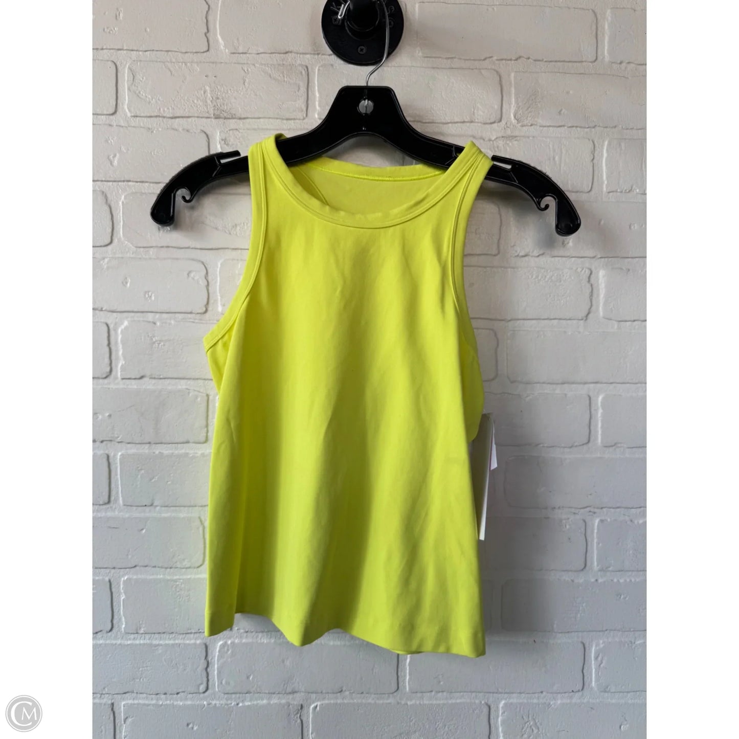 Athletic Tank Top By Lululemon In Yellow, Size: S
