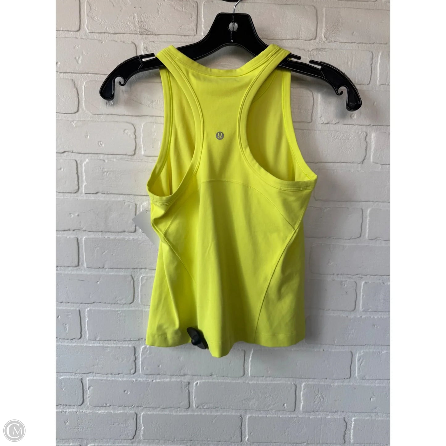 Athletic Tank Top By Lululemon In Yellow, Size: S