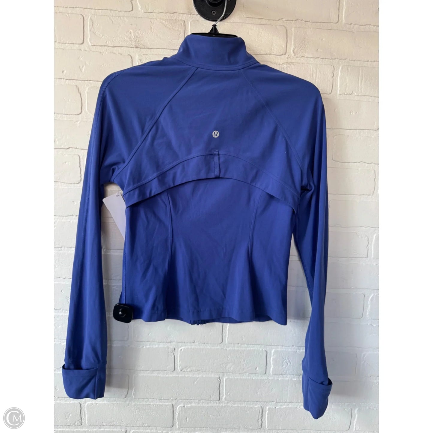 Athletic Jacket By Lululemon In Blue, Size: M