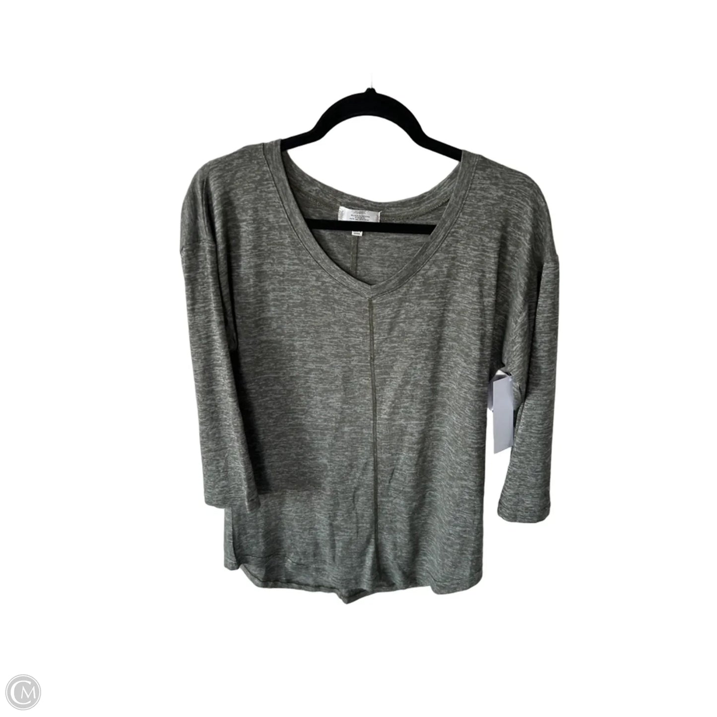 Top 3/4 Sleeve By Clothes Mentor In Green, Size: S