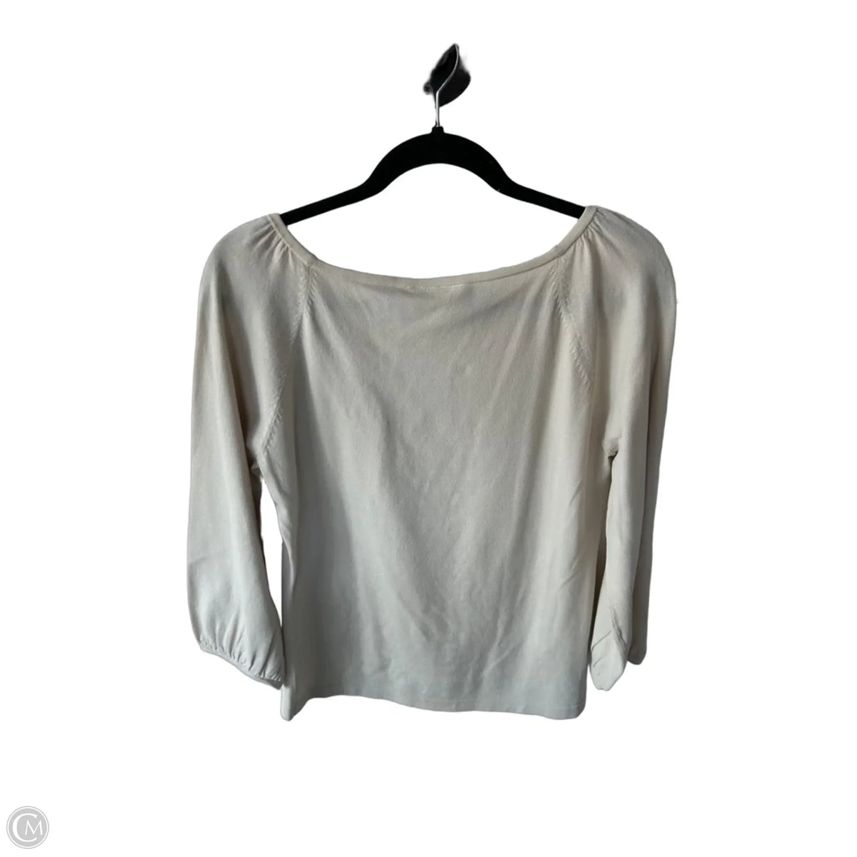 Top 3/4 Sleeve By Loft In Tan, Size: M