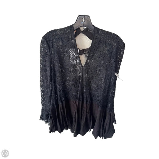 Top Long Sleeve By Free People In Black, Size: Xs
