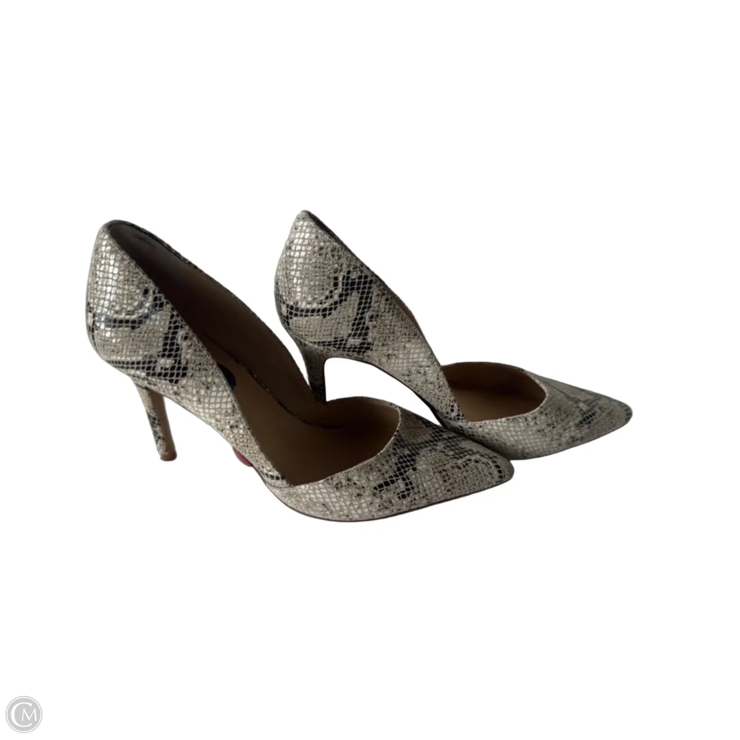 Shoes Heels Stiletto By Vince Camuto In Snakeskin Print, Size: 8.5