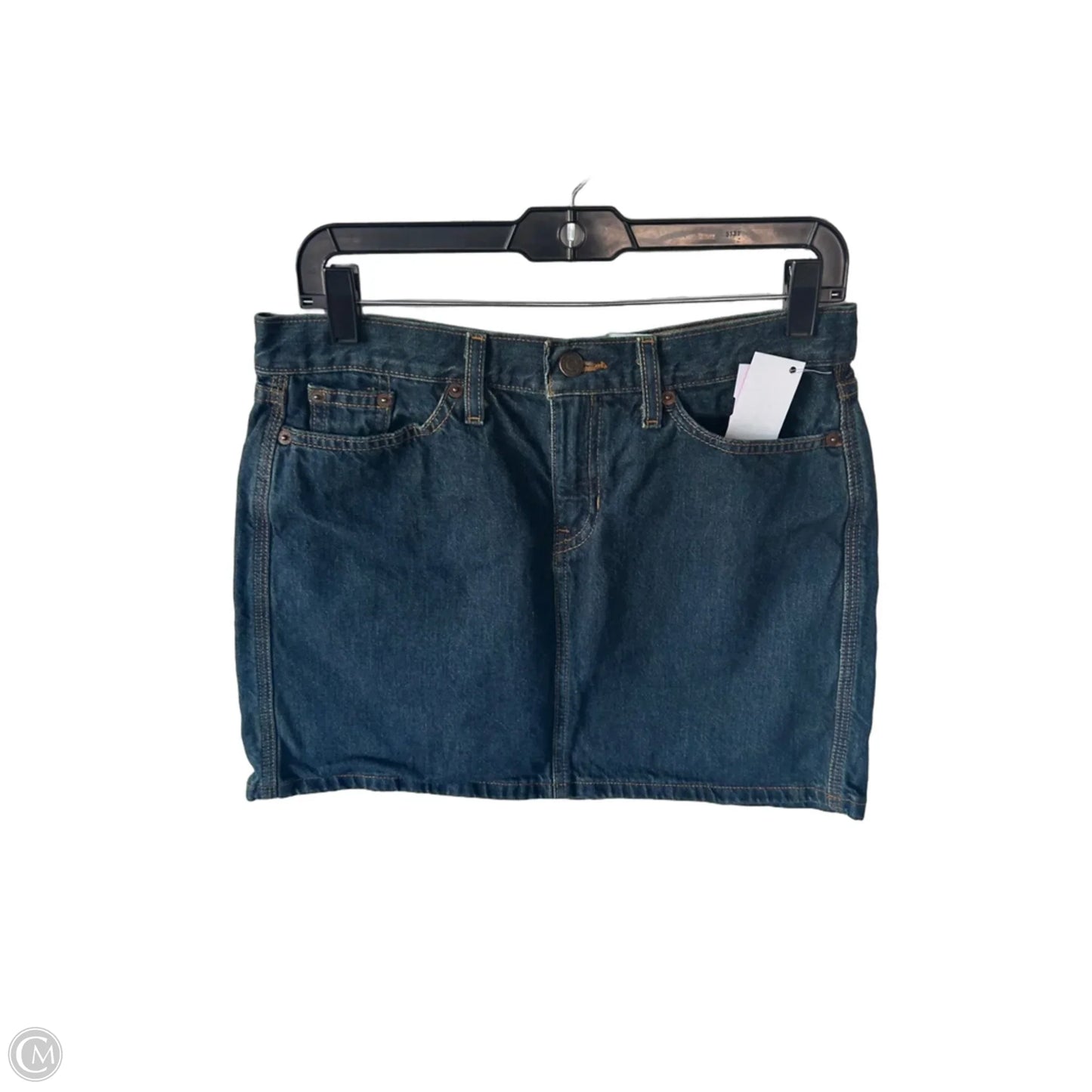 Skirt Mini & Short By Gap In Blue Denim, Size: 8
