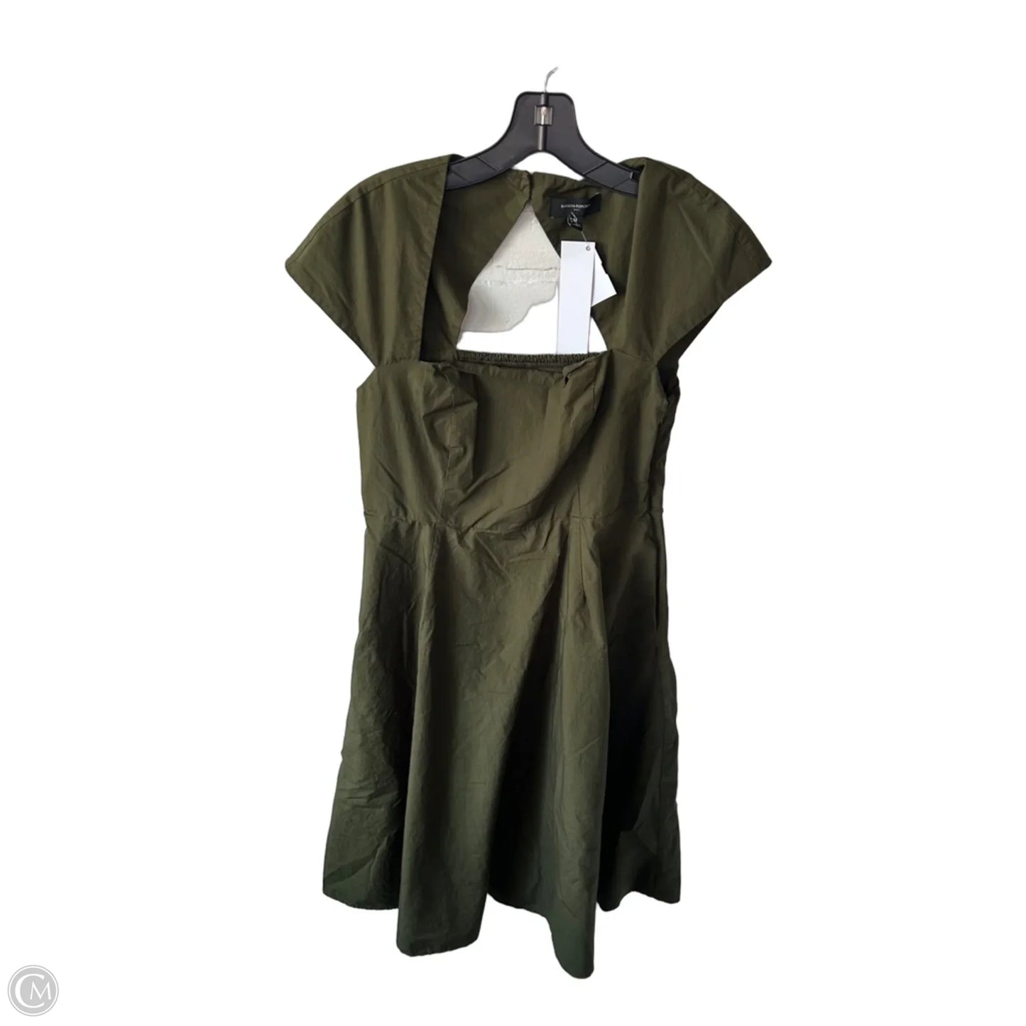 Dress Casual Midi By Banana Republic In Green, Size: M
