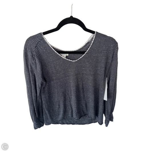 Top Long Sleeve By Sundance In Blue & White, Size: Xs