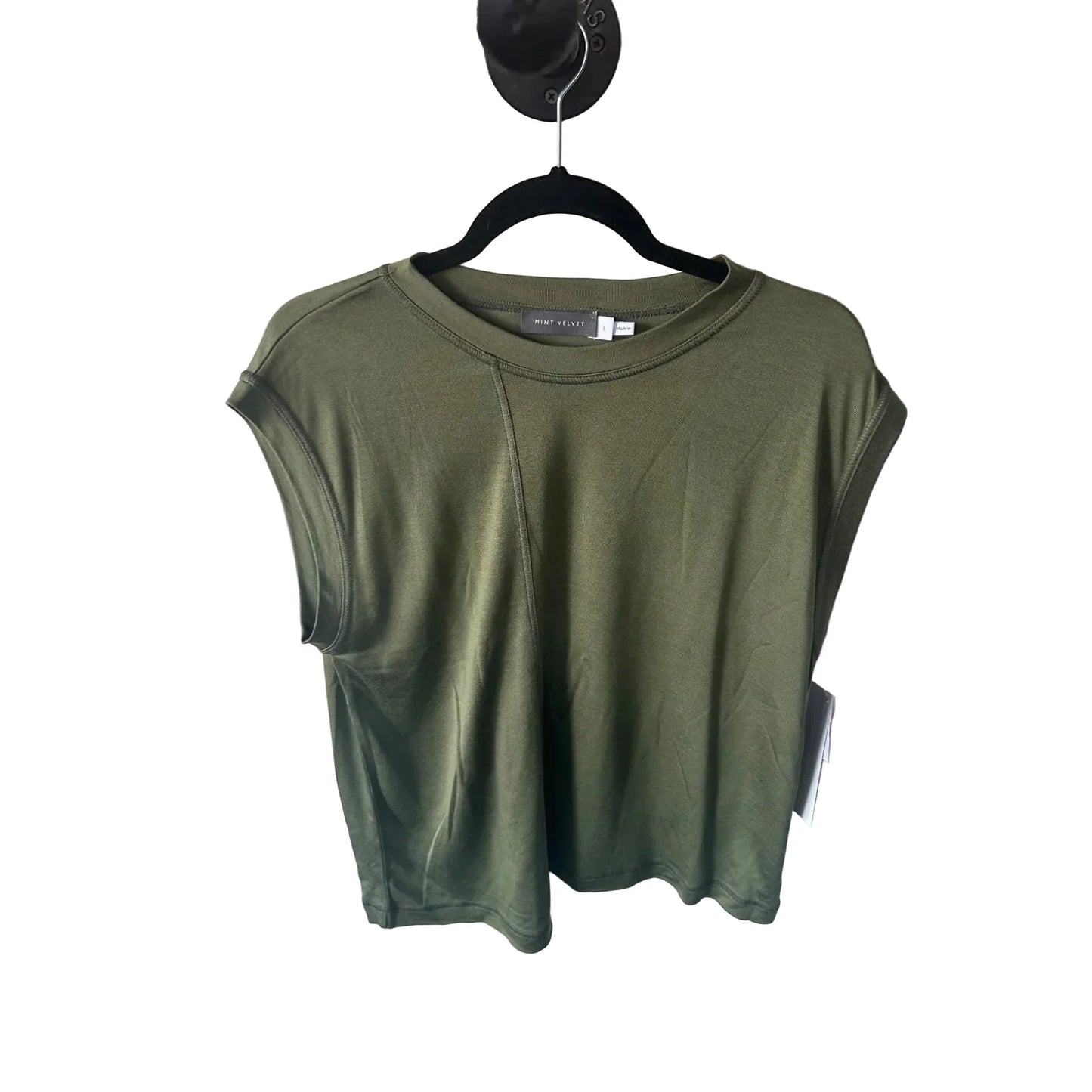 Top Sleeveless By Clothes Mentor In Green, Size: L