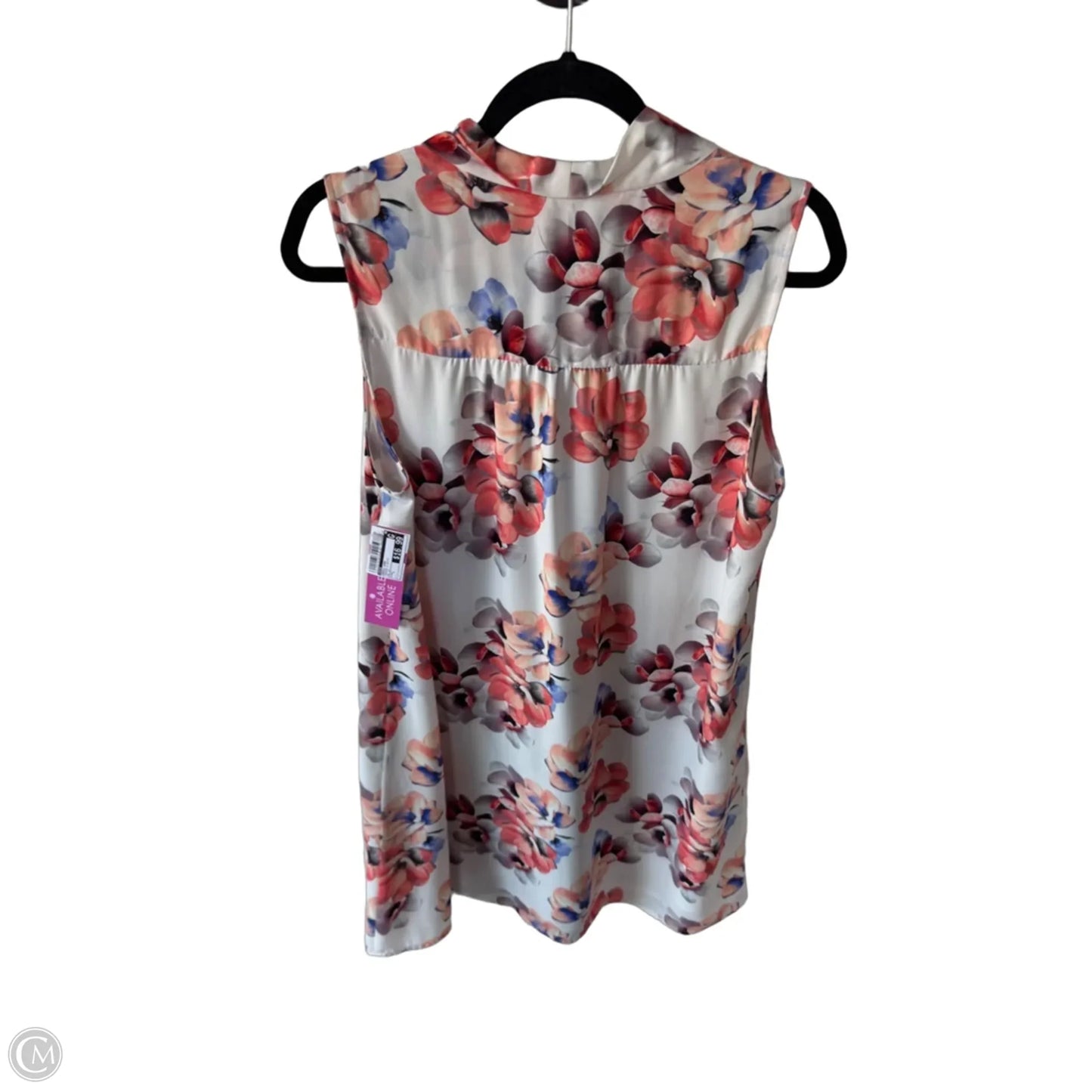 Dress Work By Cece In Orange & White, Size: L