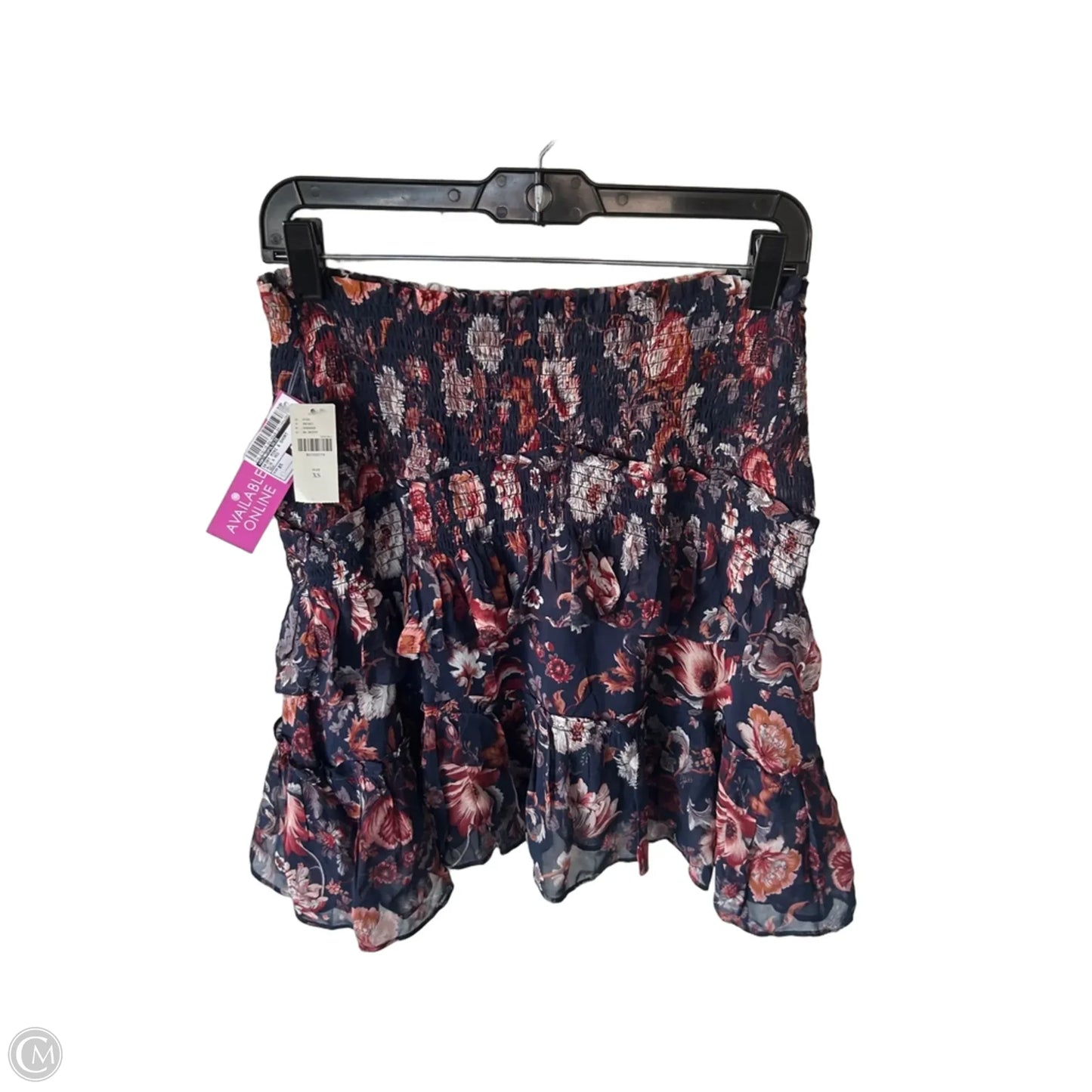 Skirt Mini & Short By Anthropologie In Blue & Red, Size: Xs