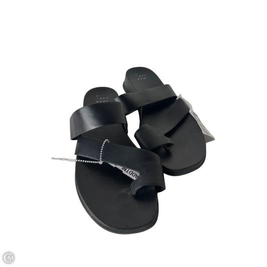 Sandals Flats By A New Day In Black, Size: 7.5