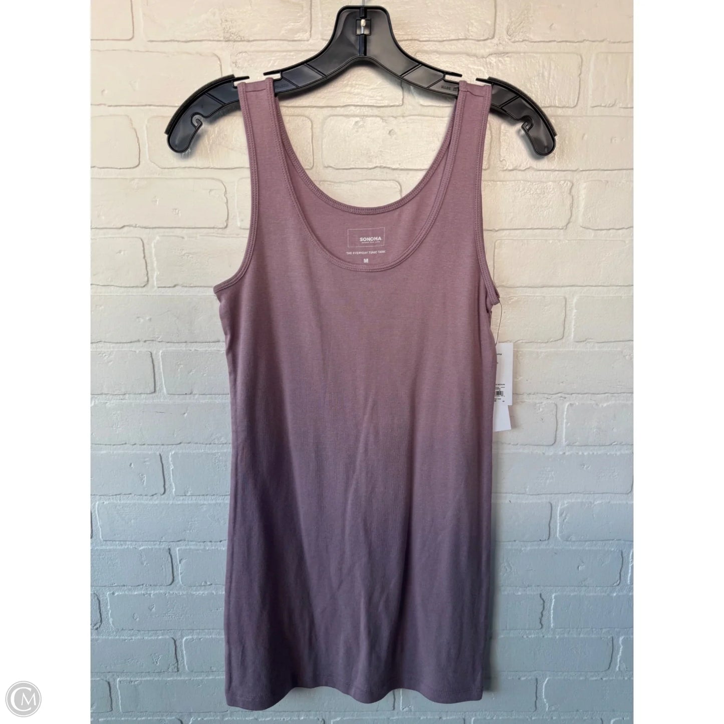 Top Sleeveless Basic By Sonoma In Purple, Size: M