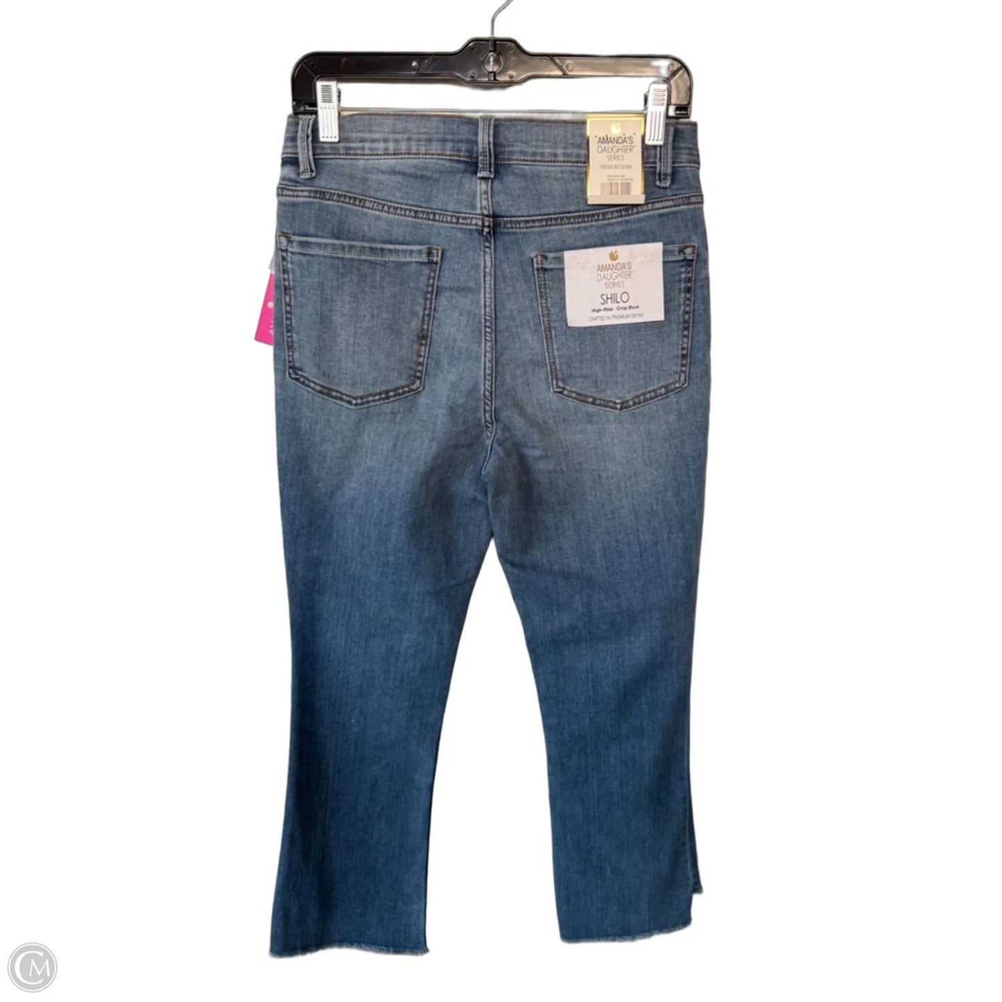 Jeans Straight By Gloria Vanderbilt In Blue Denim, Size: 6