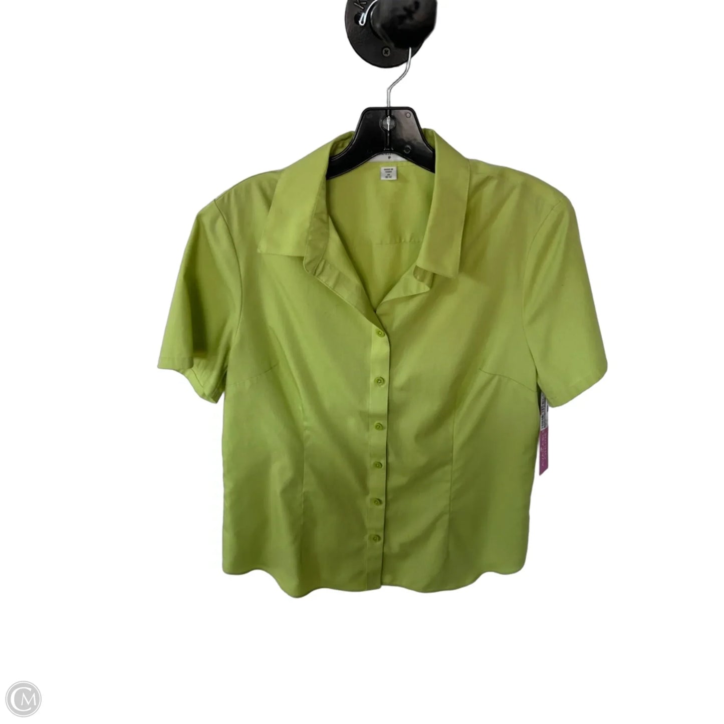 Top Short Sleeve By Coldwater Creek In Green, Size: M