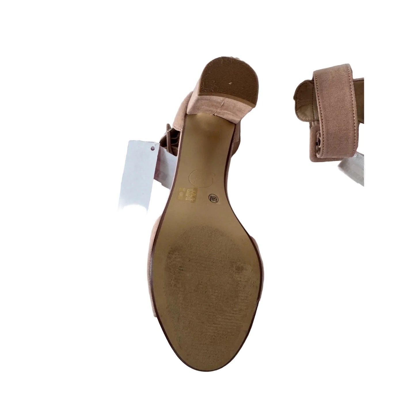 Sandals Heels Block By Chinese Laundry In Tan, Size: 6.5