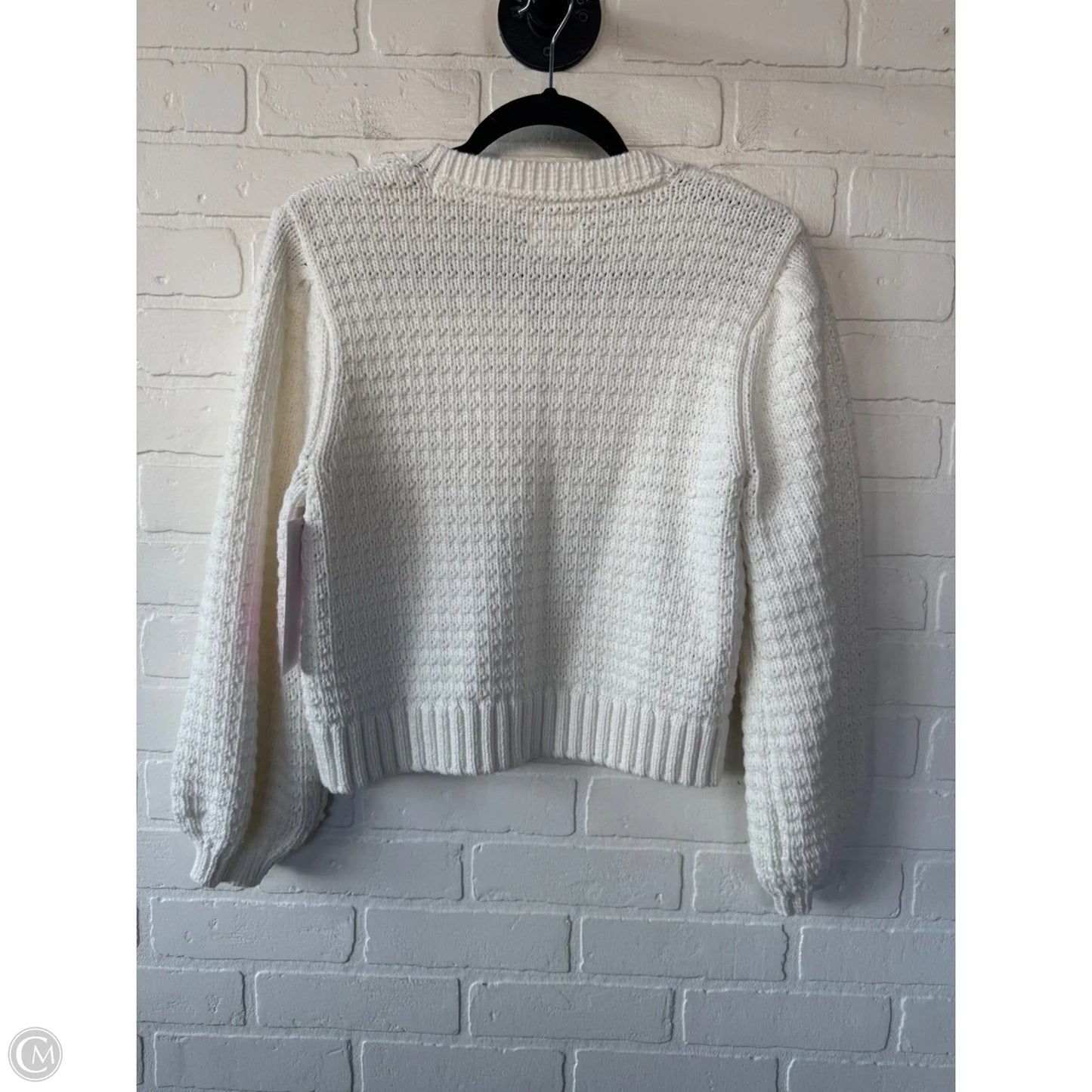Sweater Cardigan By Market & Spruce In White, Size: L