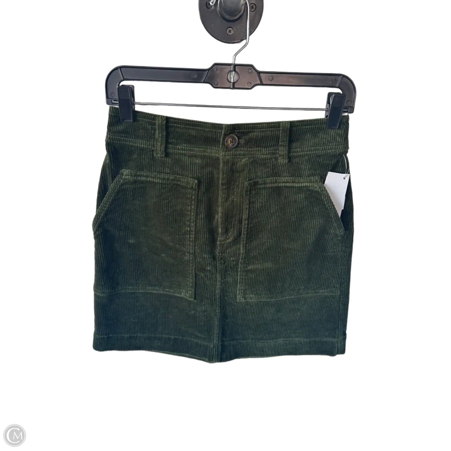 Skirt Mini & Short By Loft In Green, Size: 2p