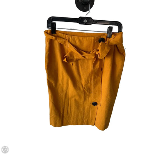 Skirt Midi By Boden In Yellow, Size: 8
