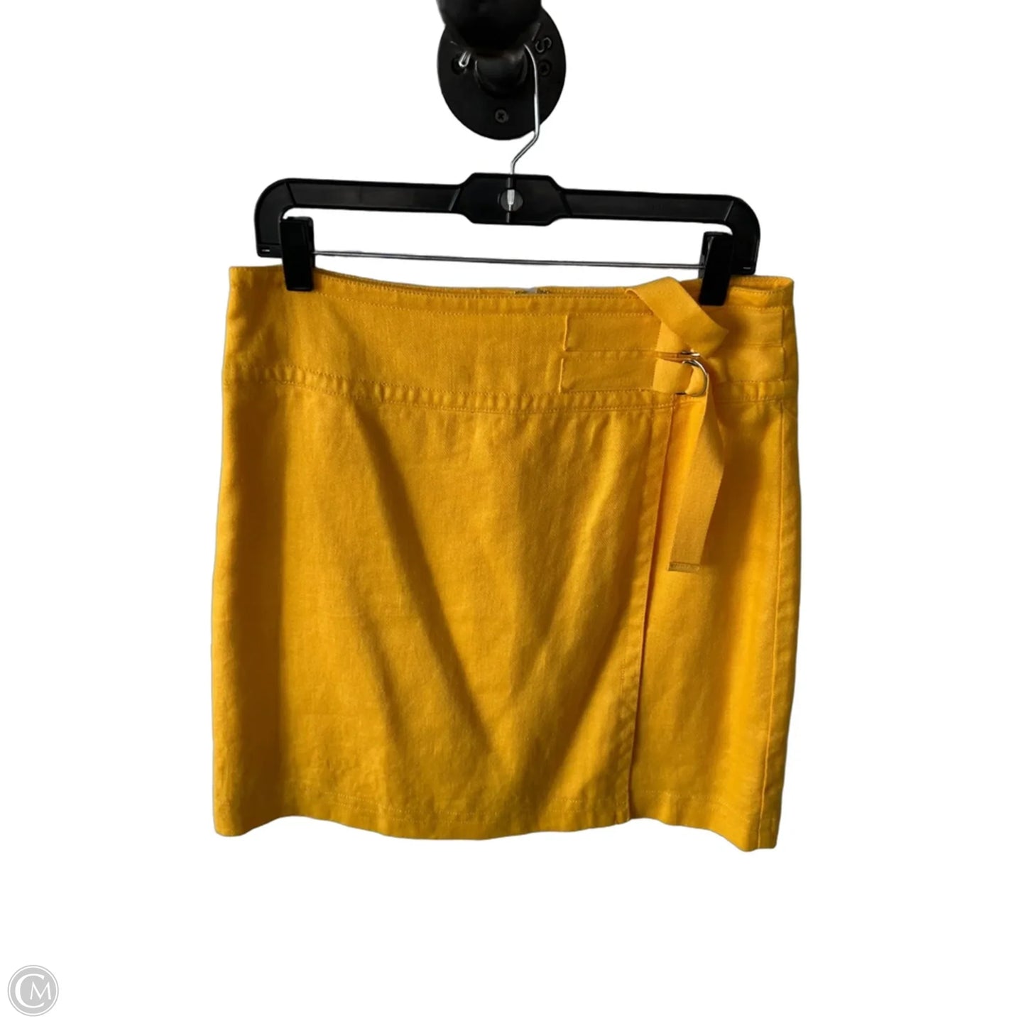 Skirt Mini & Short By Ann Taylor In Yellow, Size: 8
