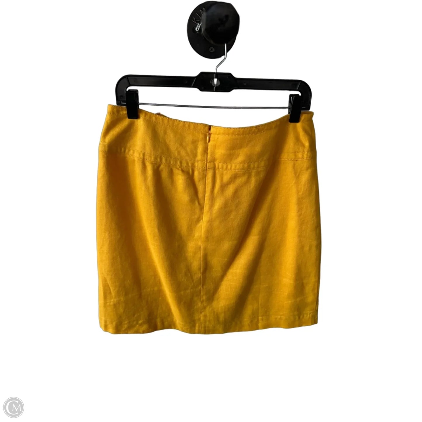 Skirt Mini & Short By Ann Taylor In Yellow, Size: 8
