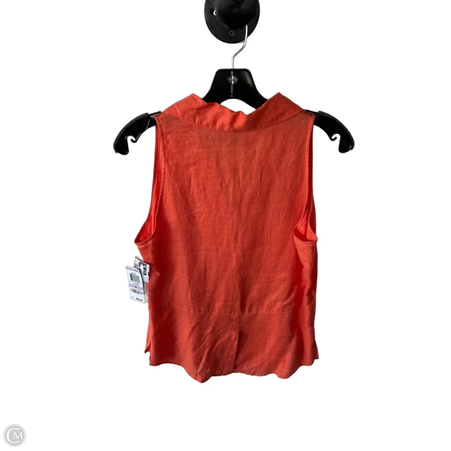 Top Sleeveless By Inc In Orange, Size: S