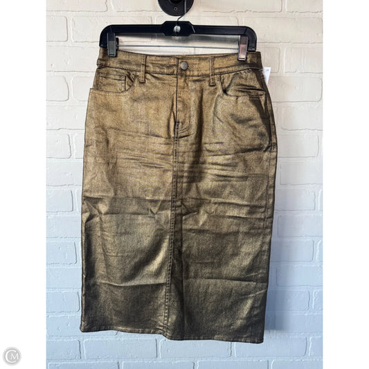 Skirt Midi By Marc New York In Gold, Size: 4