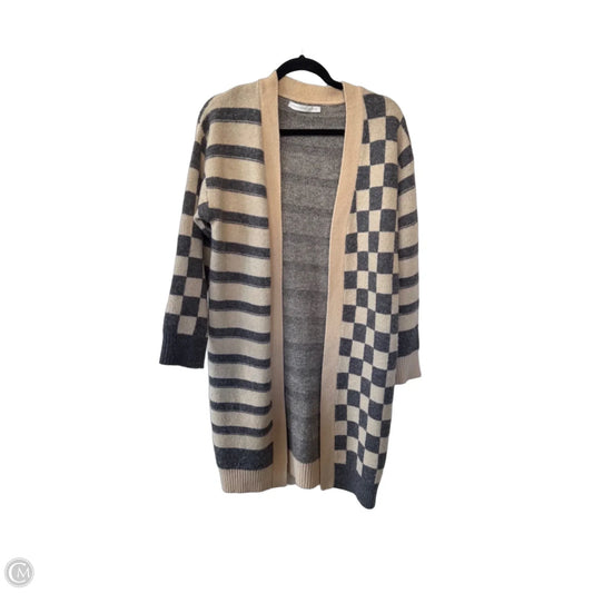 Sweater Cardigan By Altard State In Grey & Tan, Size: S