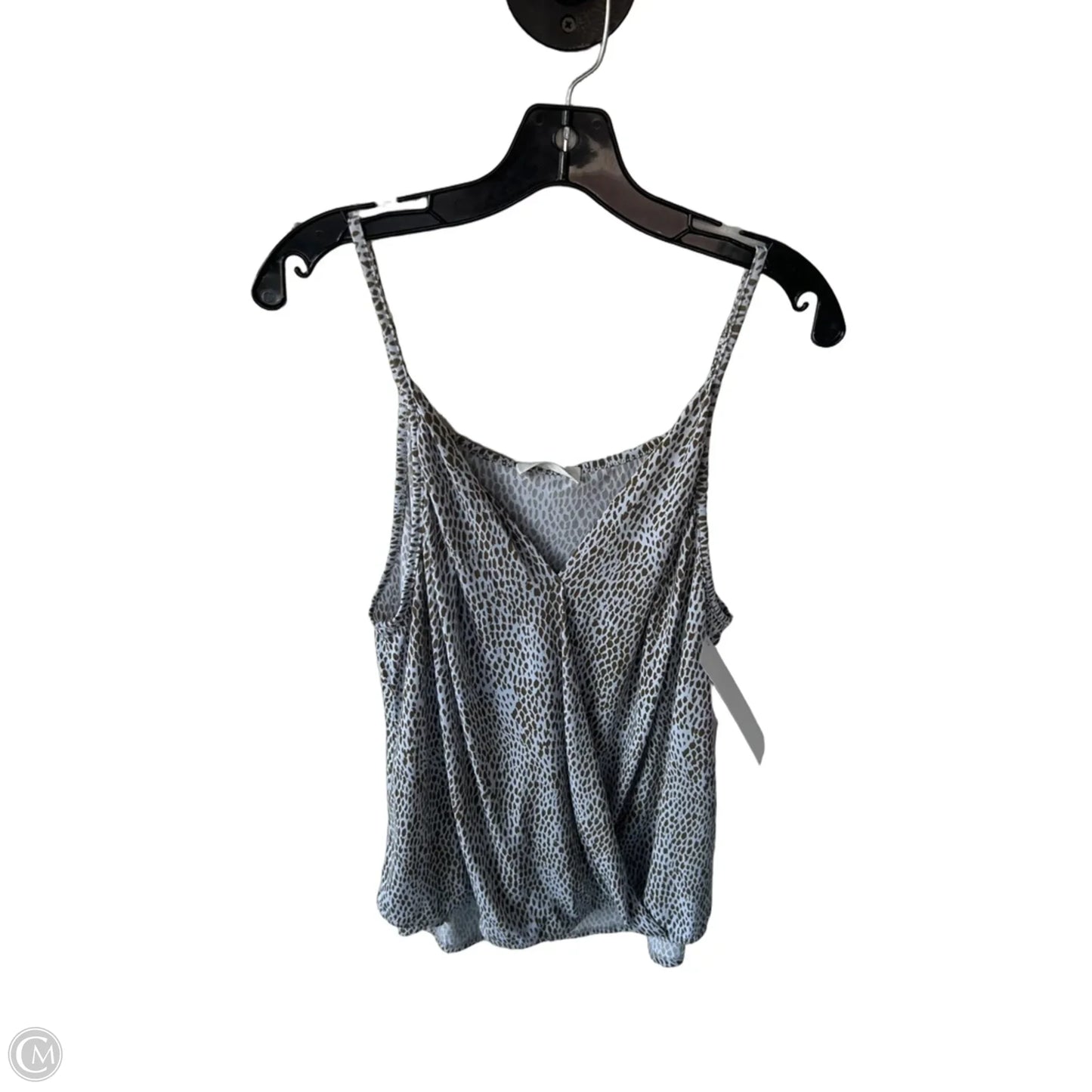 Top Sleeveless By Clothes Mentor In Blue & Brown, Size: Xl