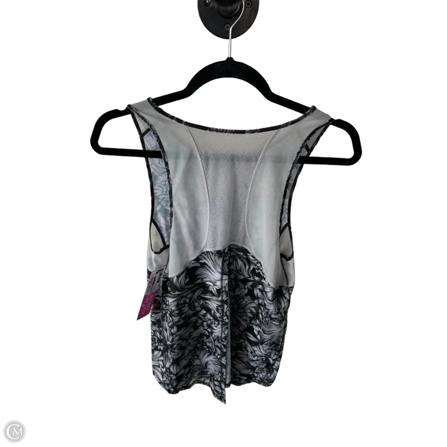 Athletic Tank Top By Lululemon In Black & Grey, Size: M