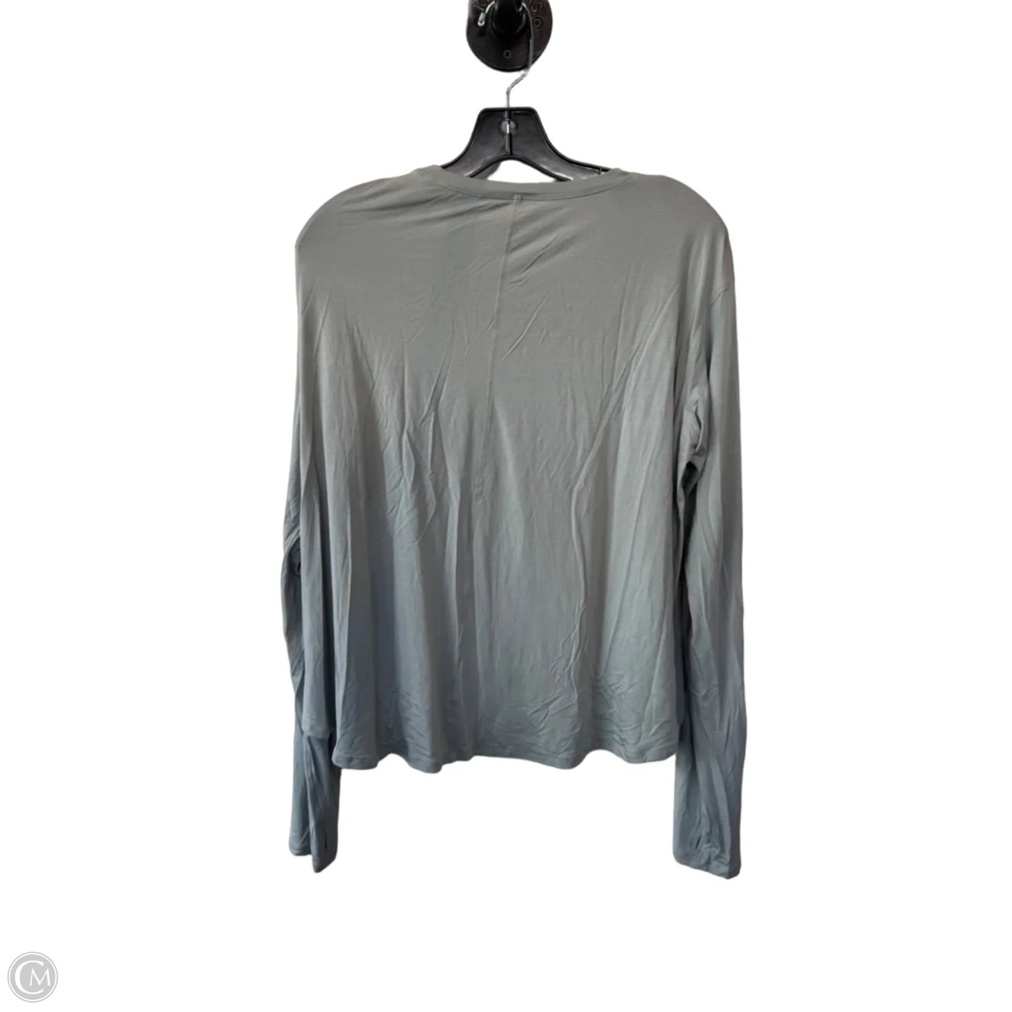 Athletic Top Long Sleeve Crewneck By Lululemon In Green, Size: M