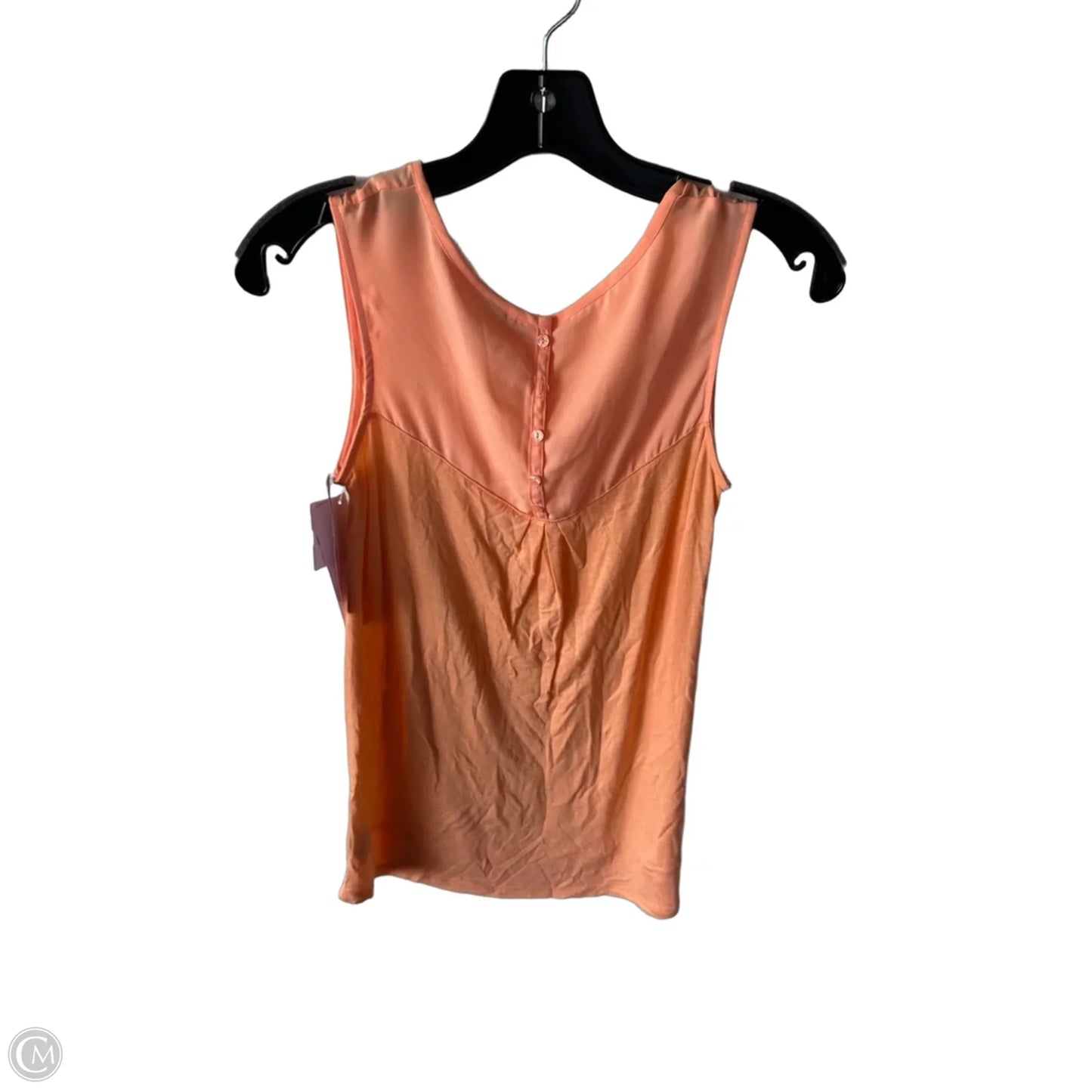 Top Sleeveless Basic By Merona In Orange, Size: Xs