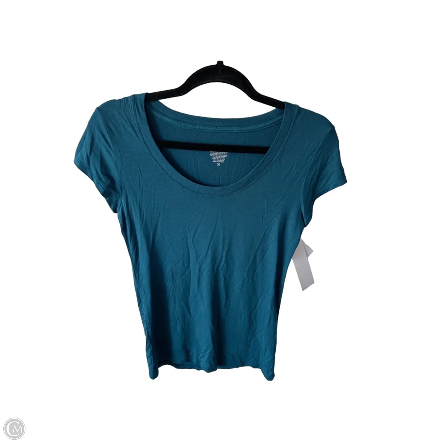 Top Short Sleeve Basic By Mossimo In Blue, Size: S