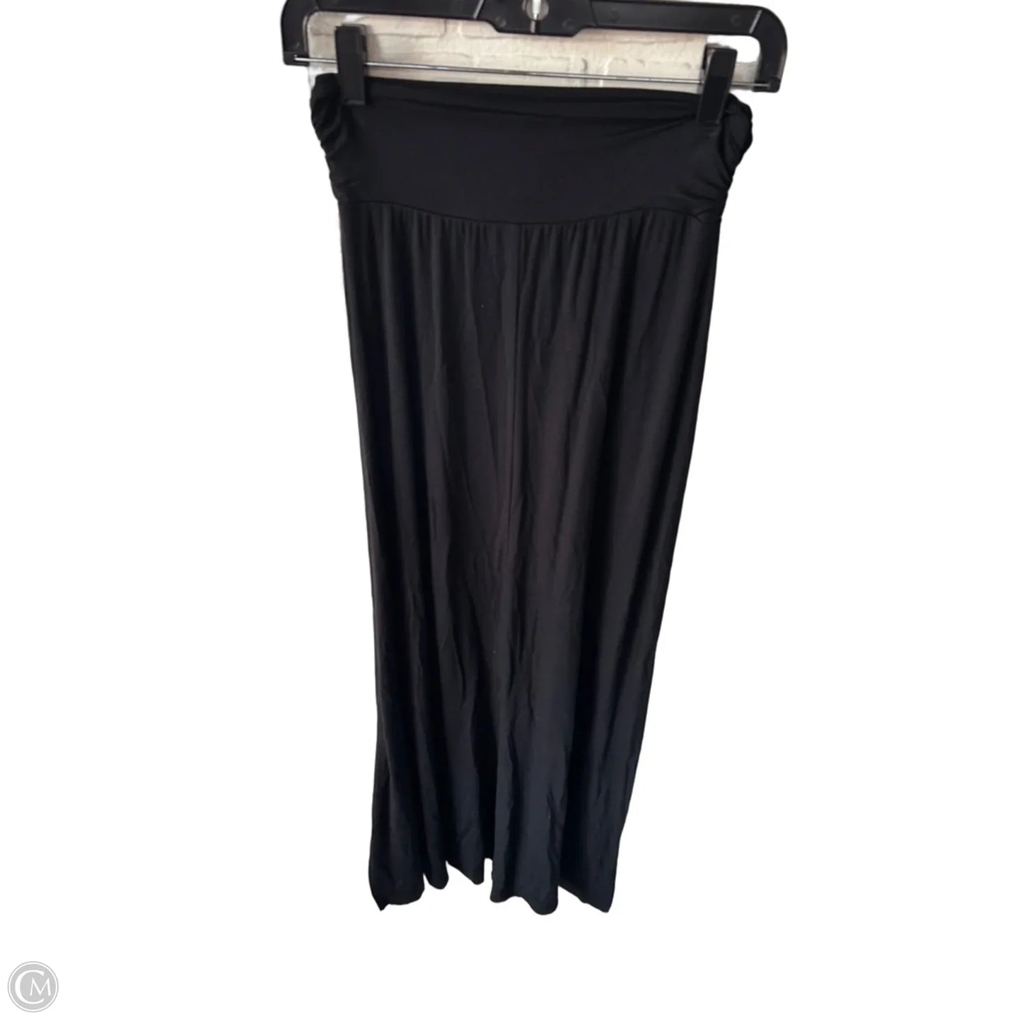 Skirt Midi By Merona In Black, Size: Xs