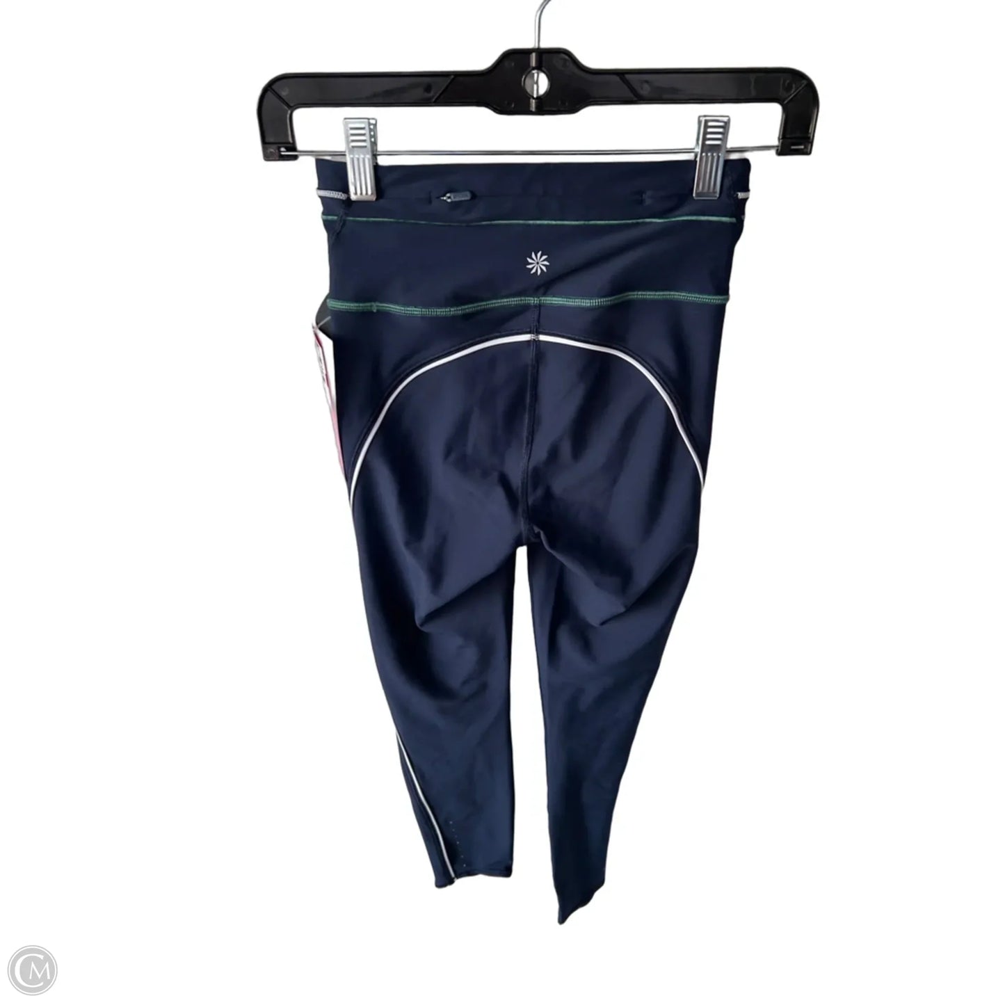 Athletic Leggings By Athleta In Blue & Green, Size: Xxs
