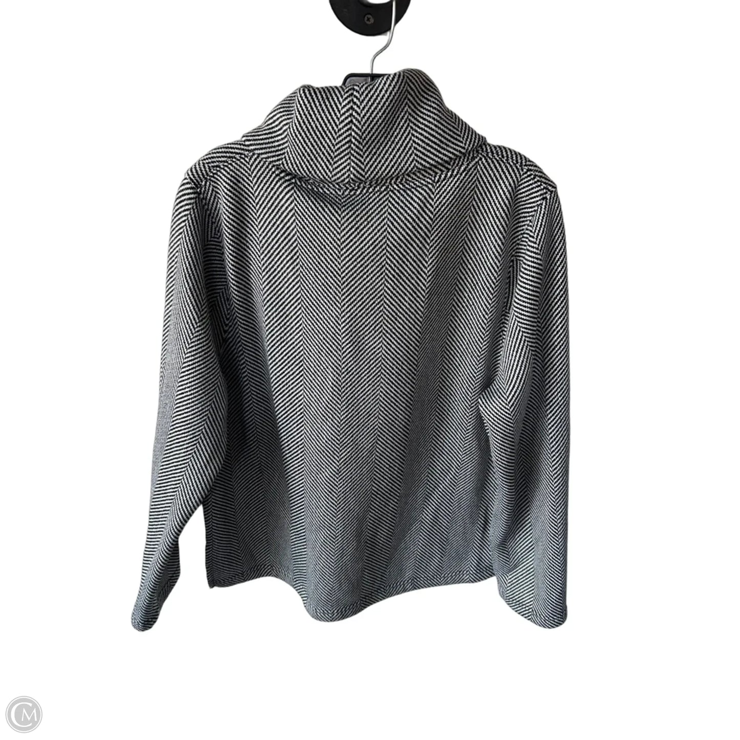 Top Long Sleeve By J. Crew In Black & White, Size: Xxl