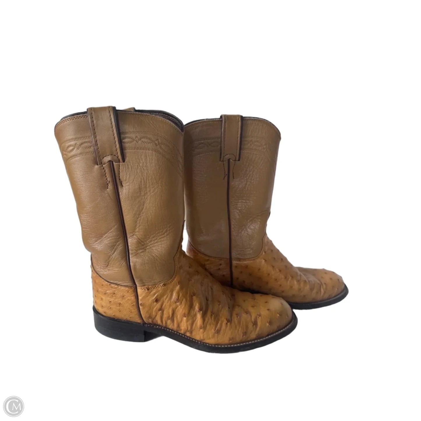 Boots Western By Justin In Tan, Size: 6