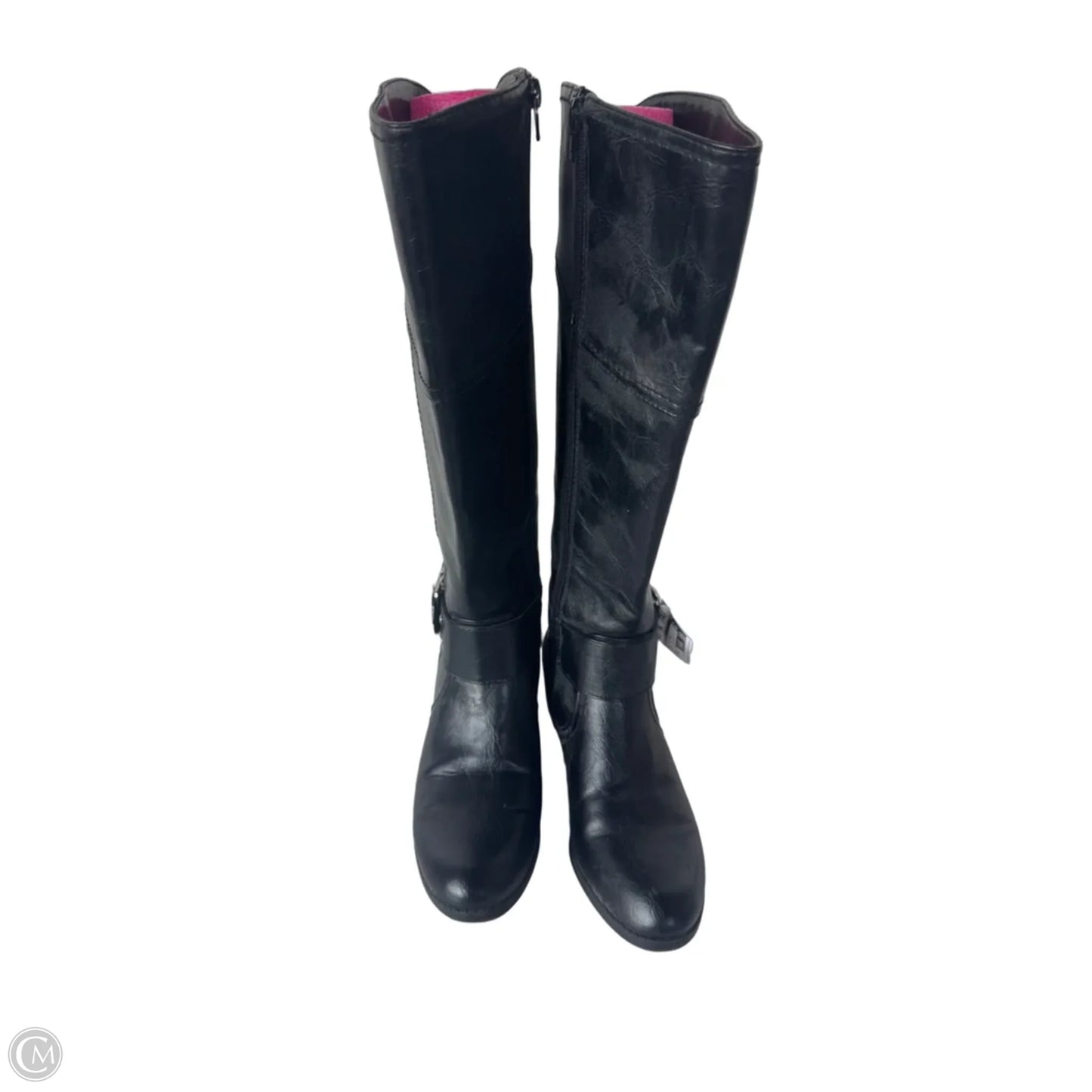 Boots Knee Heels By Unisa In Black, Size: 6.5