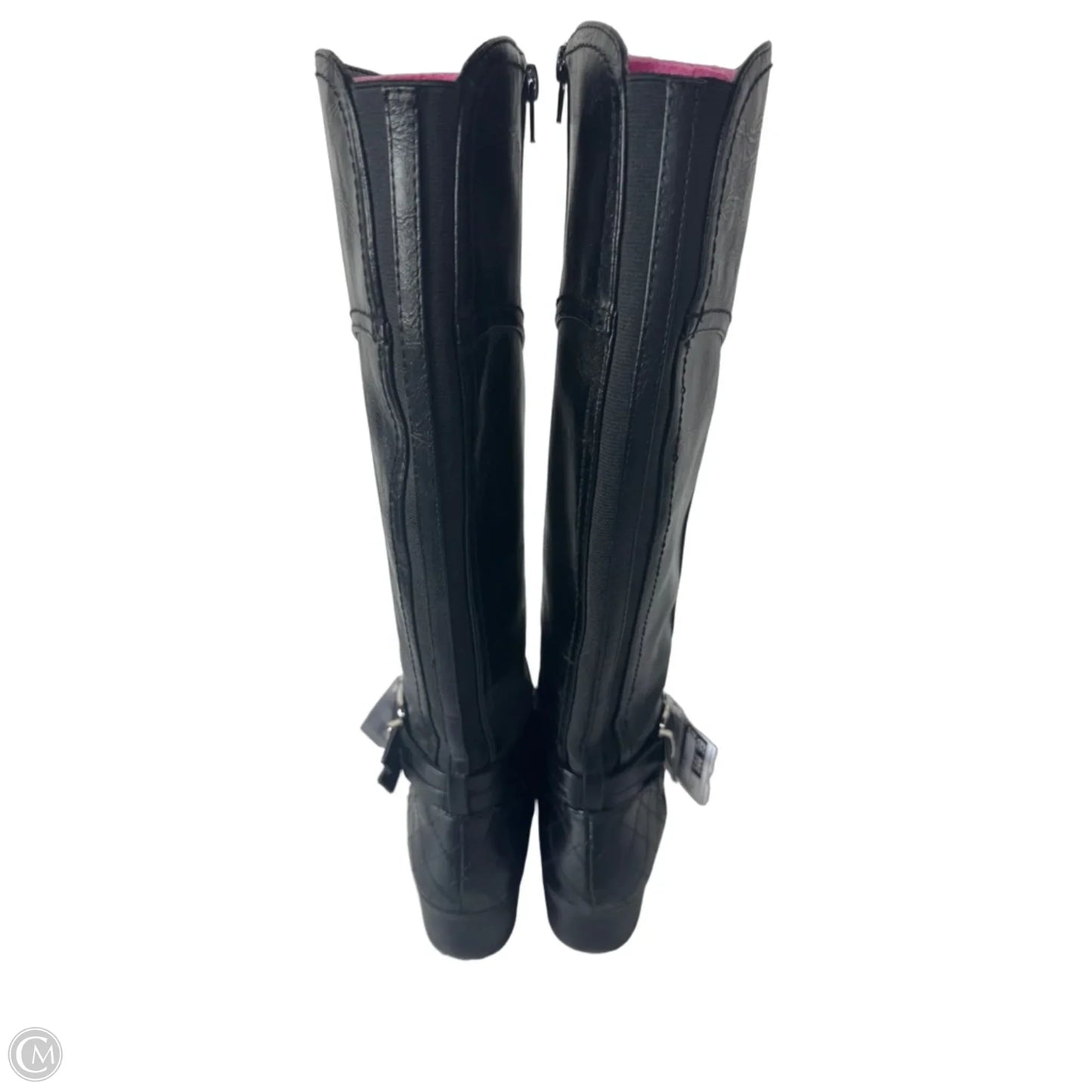 Boots Knee Heels By Unisa In Black, Size: 6.5