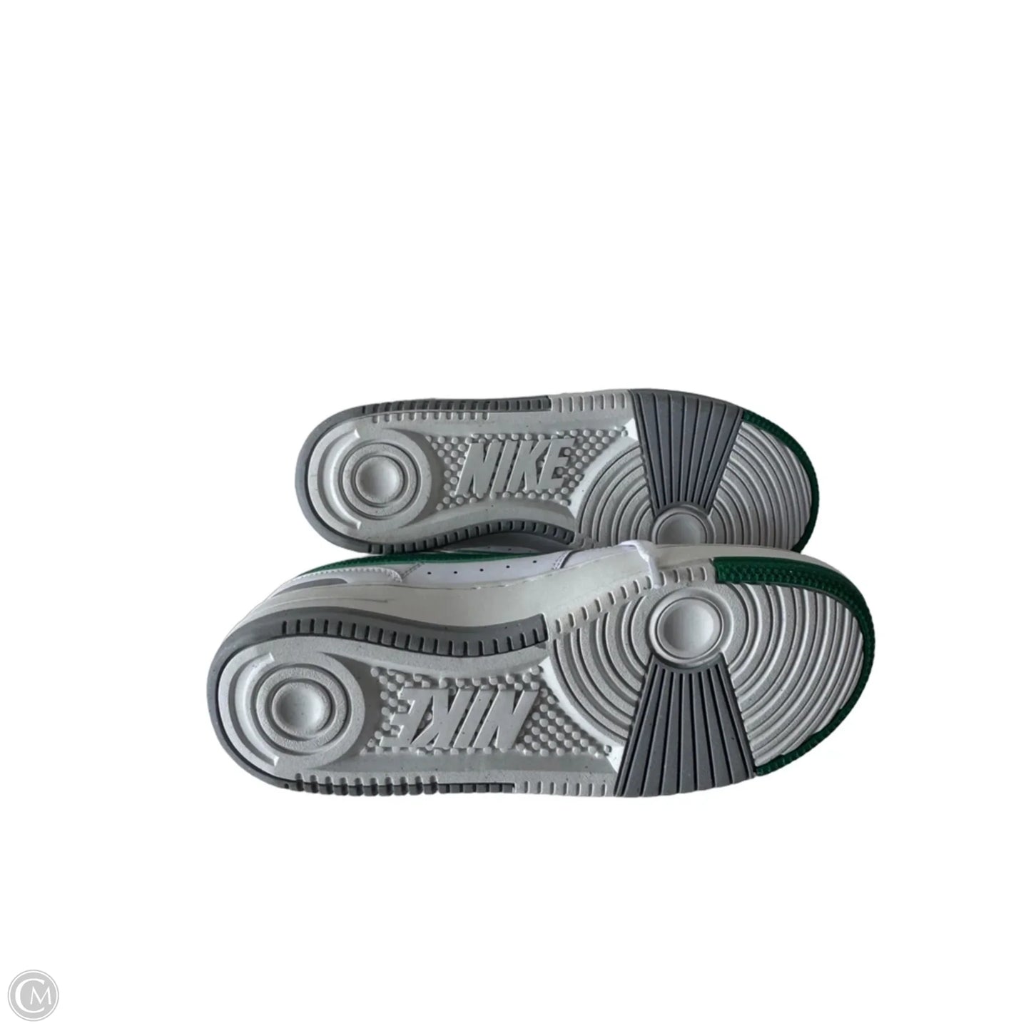 Shoes Sneakers By Nike In Green & White, Size: 9