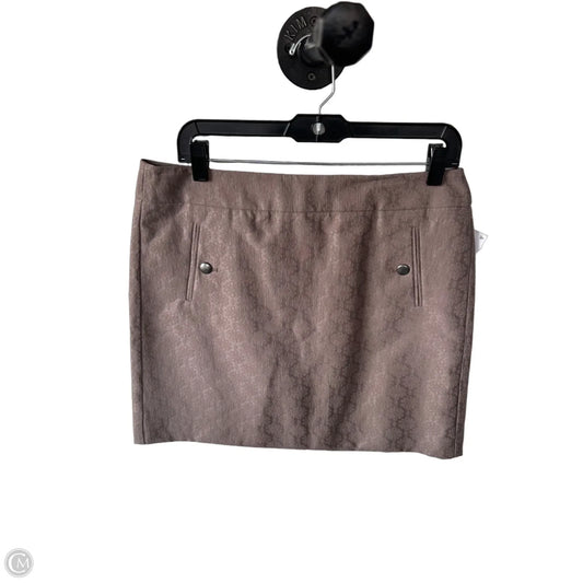Skirt Mini & Short By Loft In Tan, Size: 8