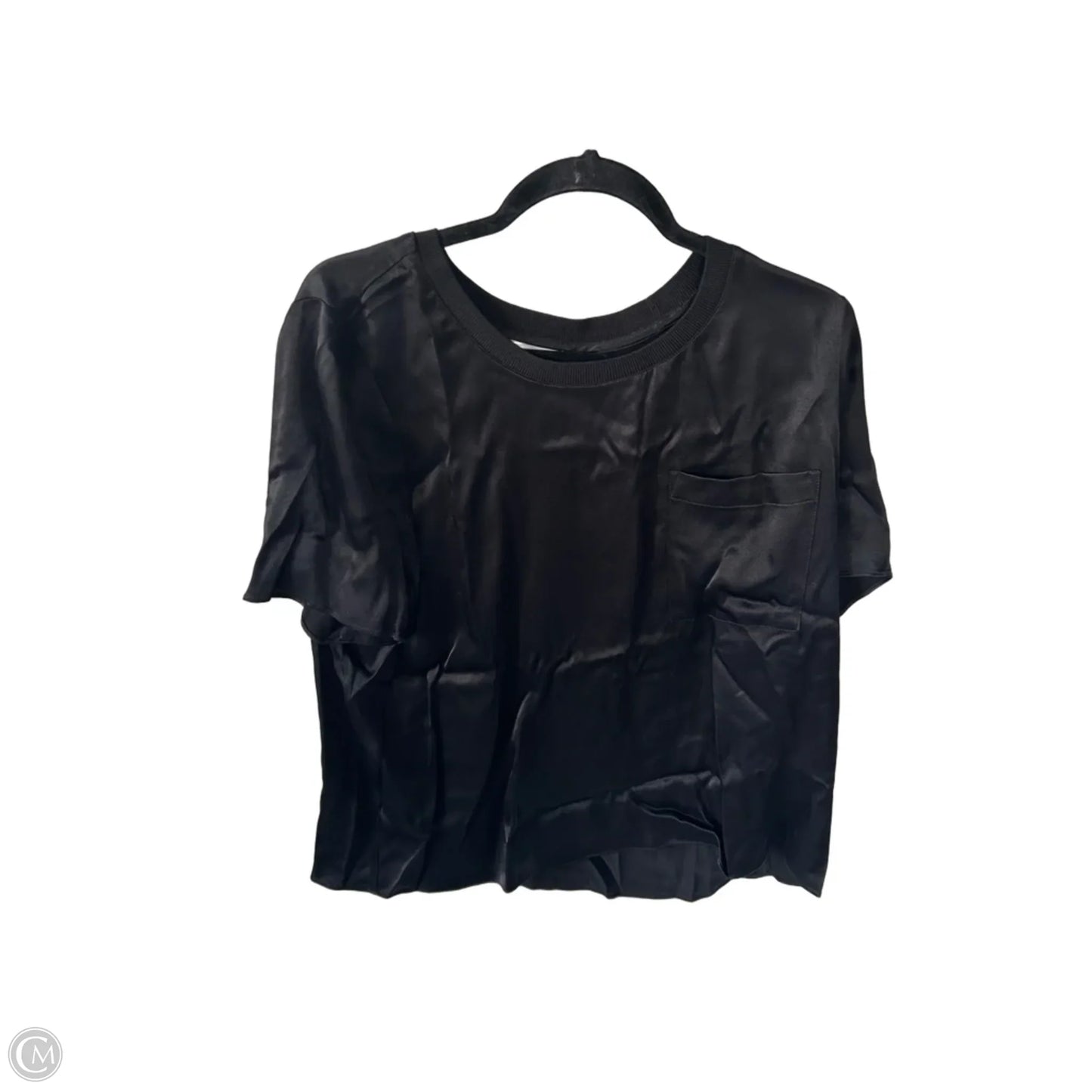Top Short Sleeve By Nordstrom In Black, Size: L