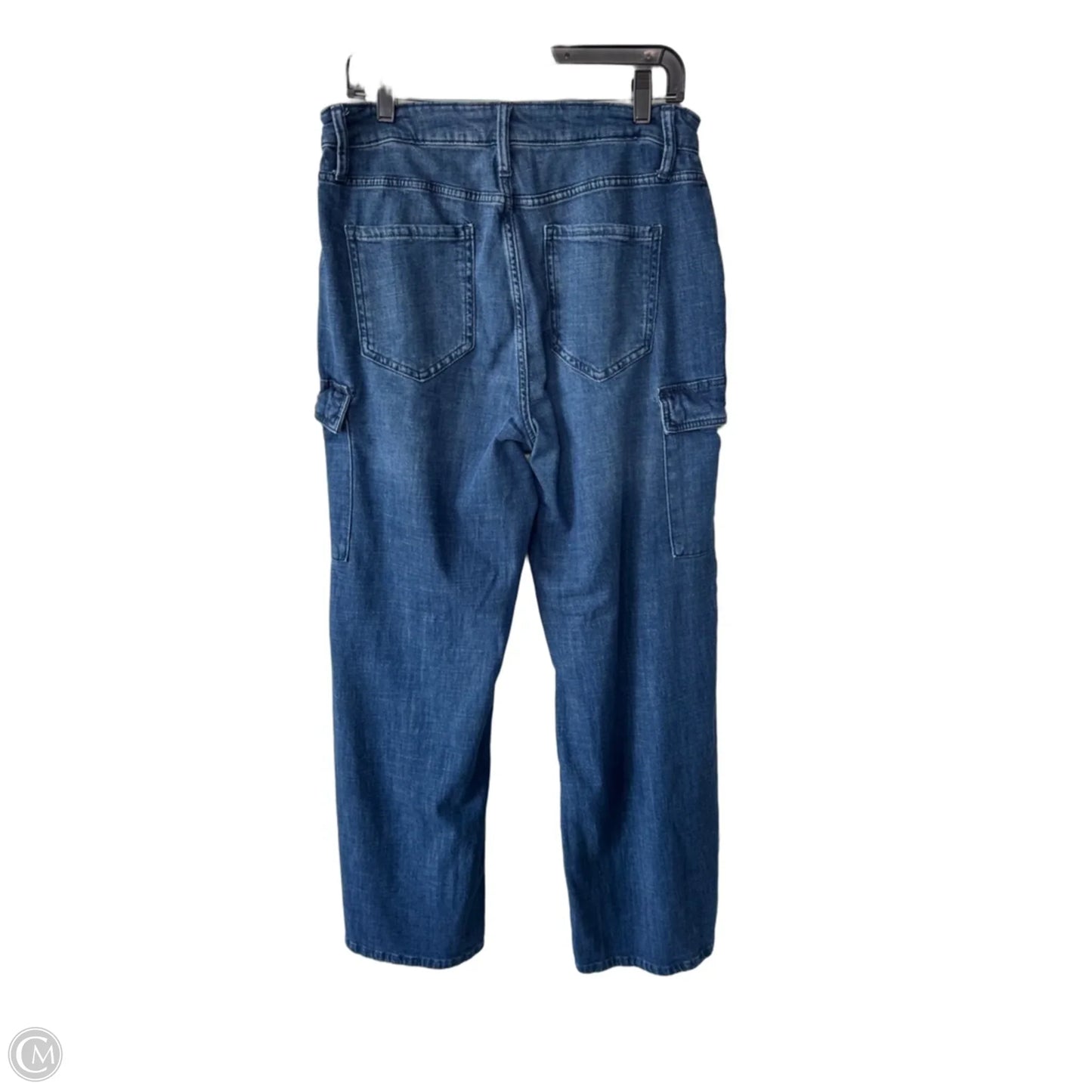 Jeans Wide Leg By Simply Vera In Blue Denim, Size: 12