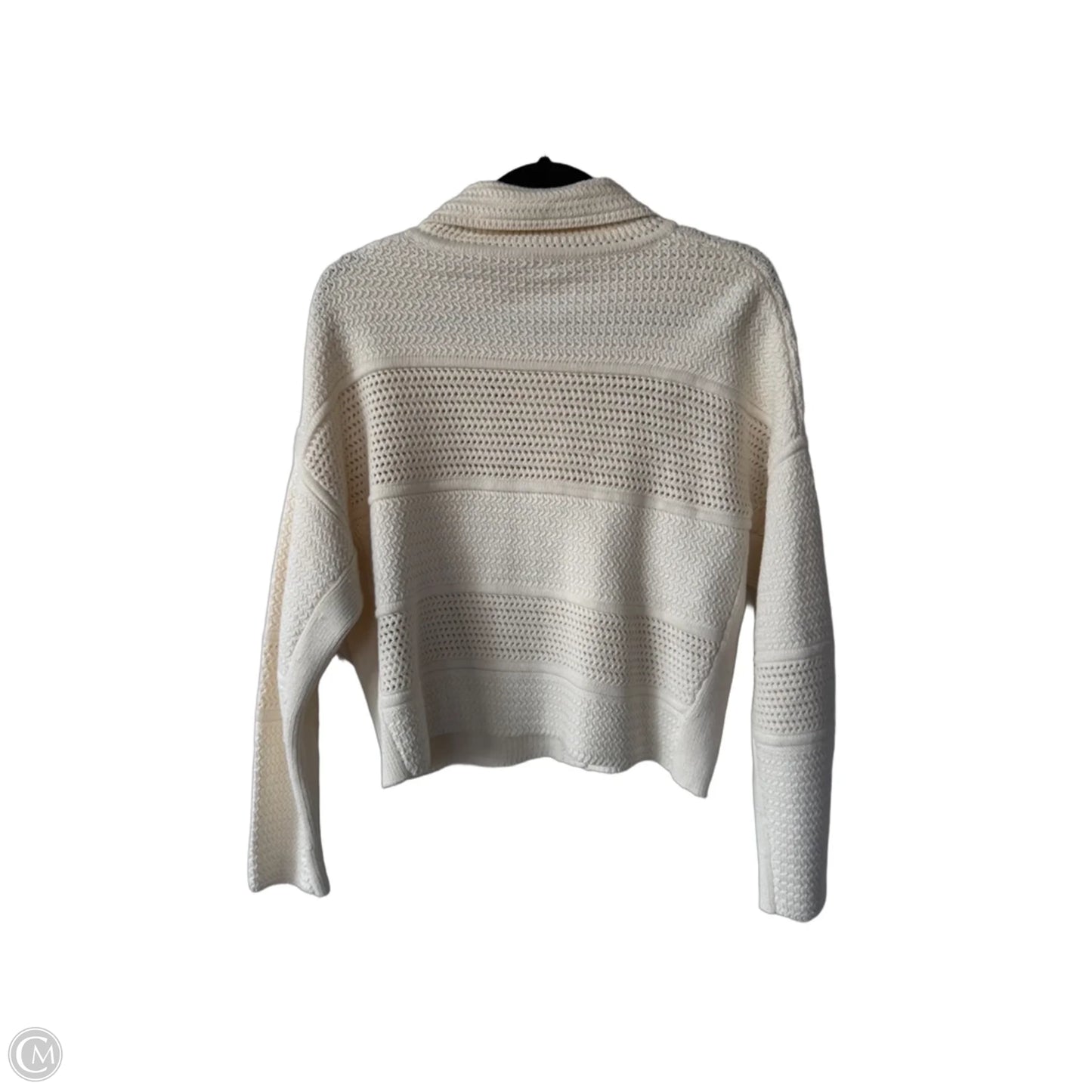 Sweater Cardigan By Magaschoni In Cream, Size: M