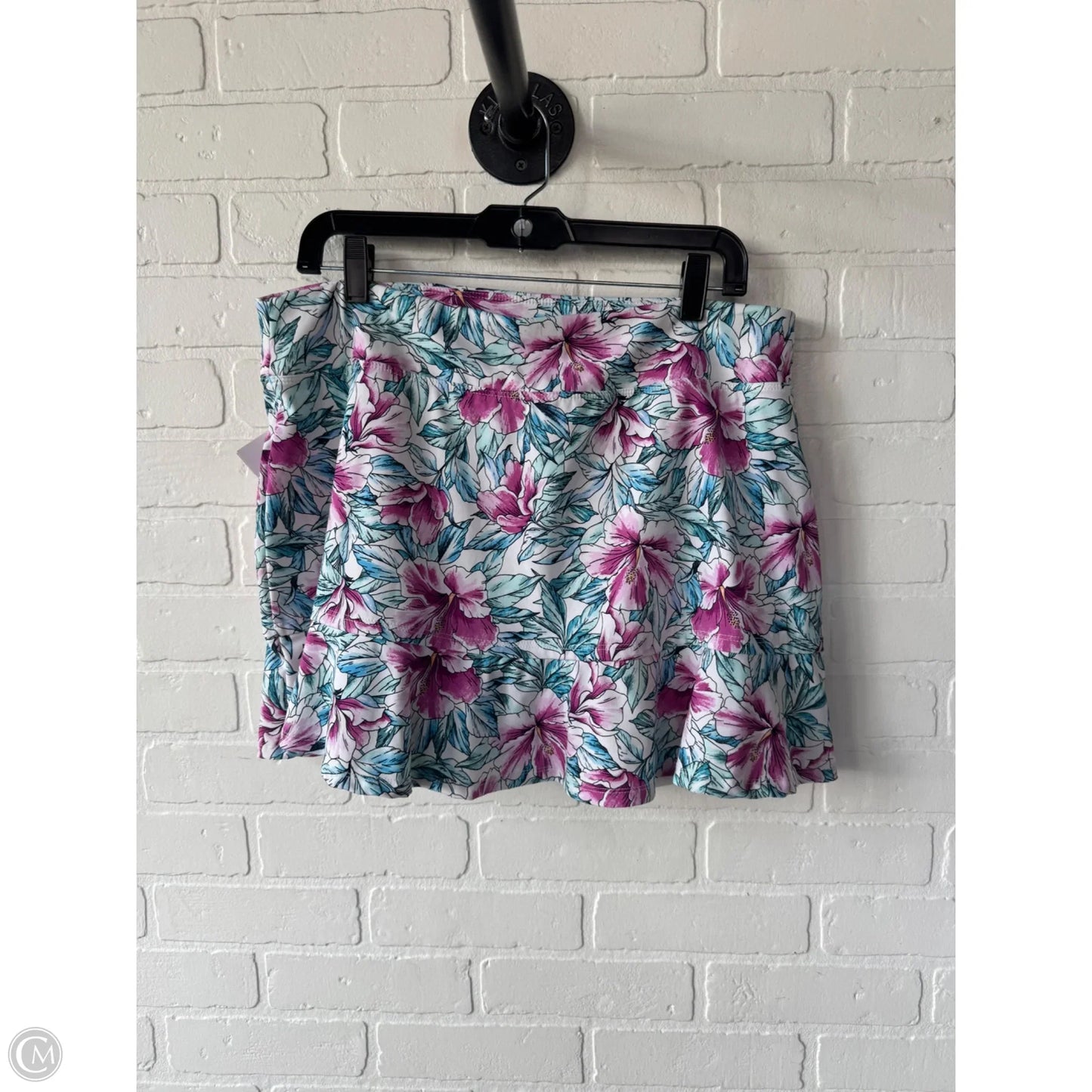Athletic Skort By Tommy Bahama In Blue & Purple, Size: Xl