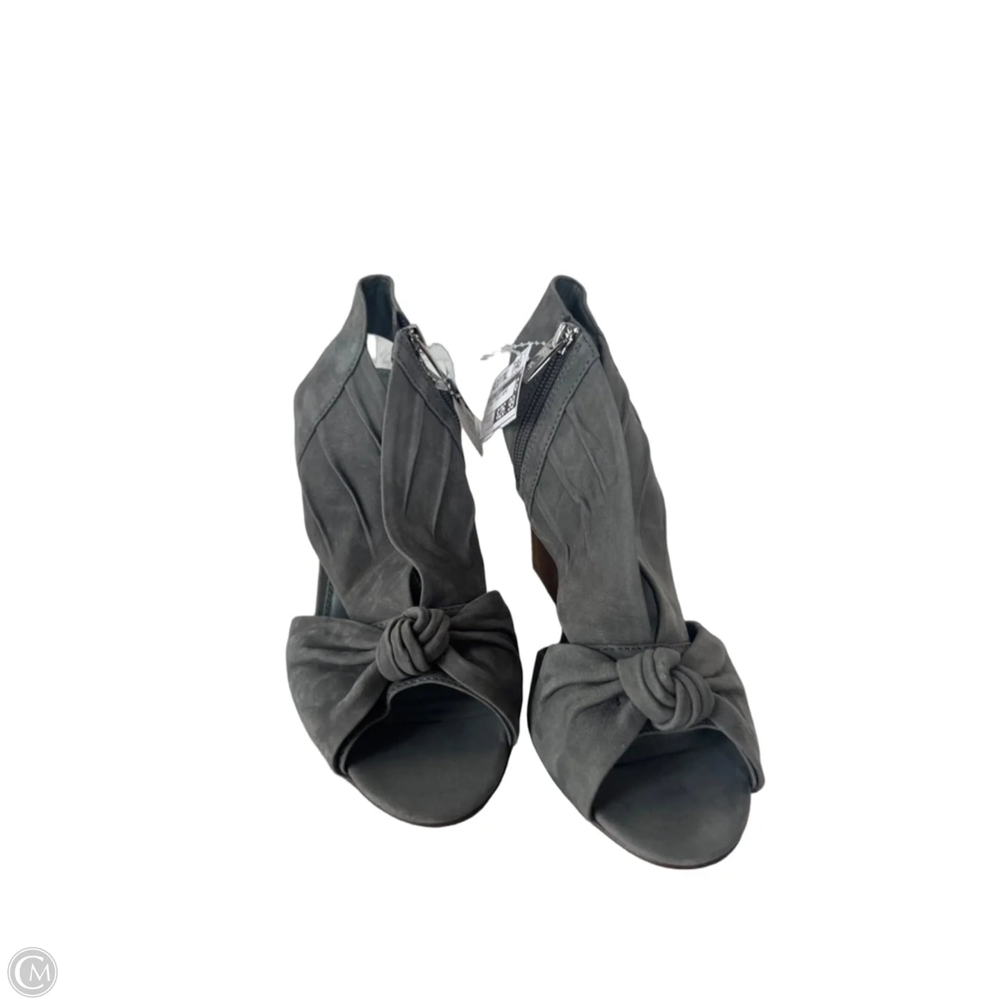 Sandals Heels Wedge By Vince Camuto In Grey, Size: 8.5