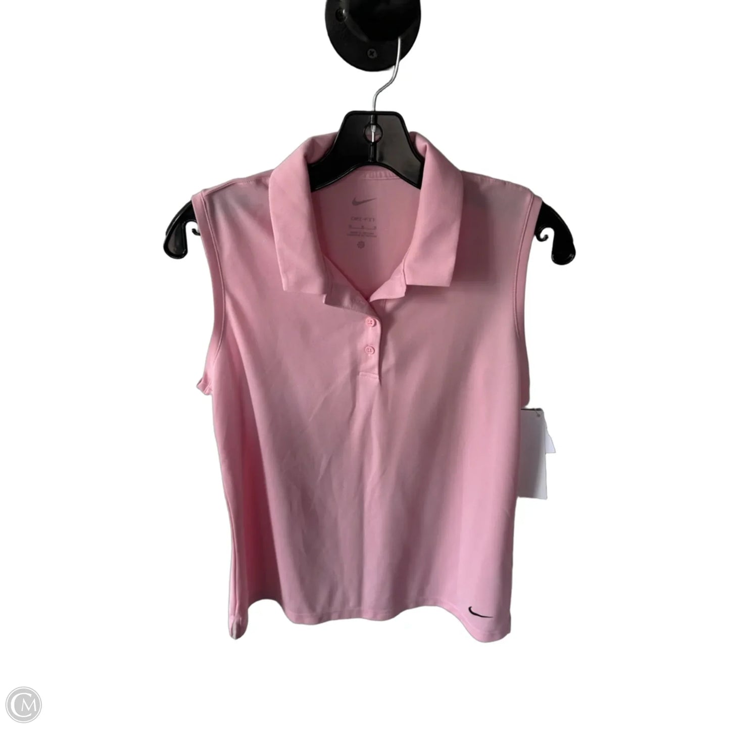 Athletic Tank Top By Nike In Pink, Size: M