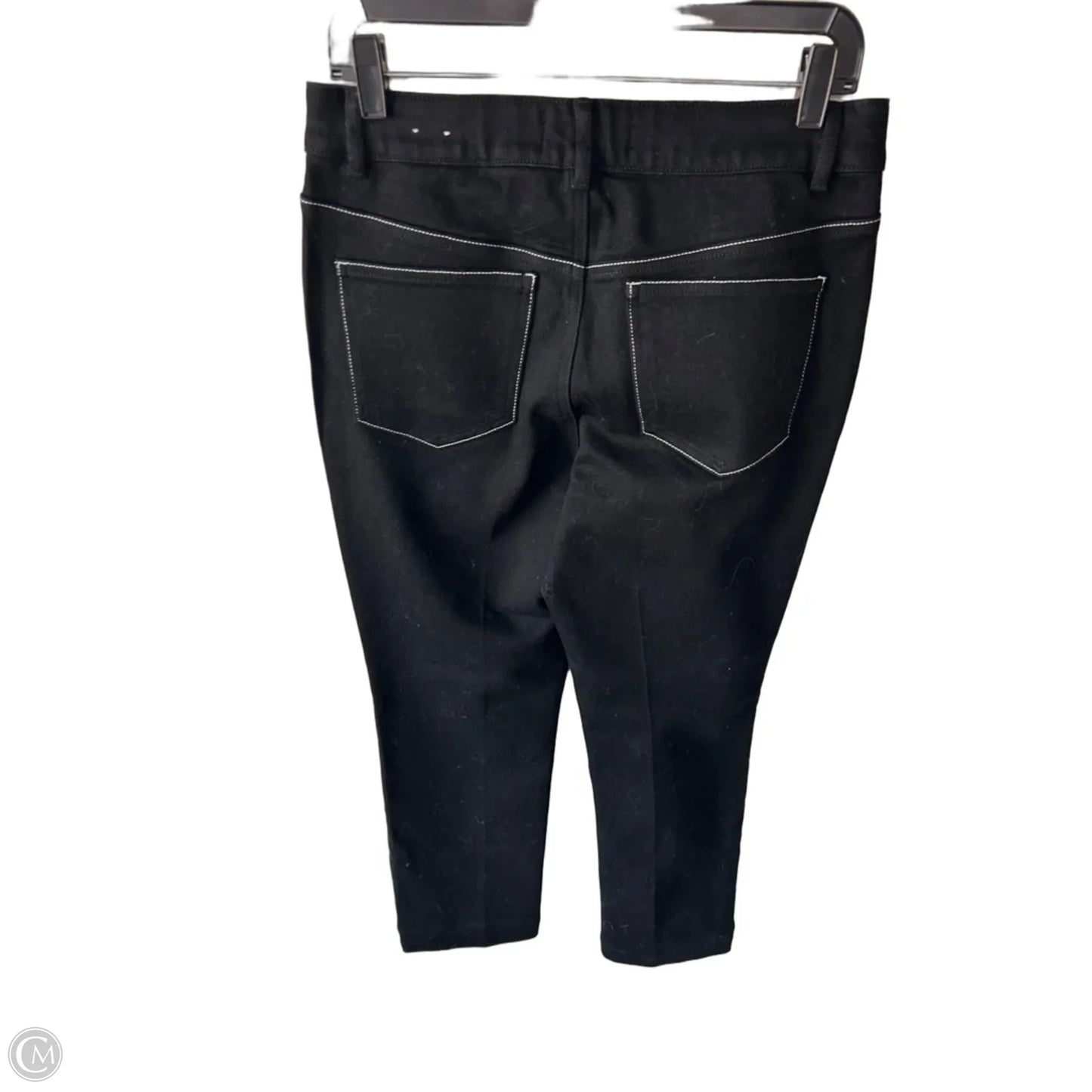 Jeans Straight By Tribal In Black Denim, Size: 6